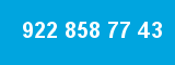 922 858 77 43 922 858 77 43